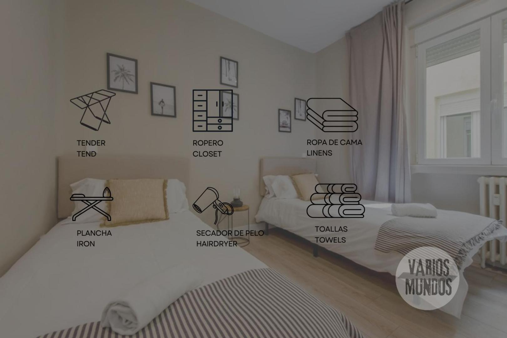 Апартаменты Cool Piso De 3Hab En El Centro De Madrid-La Latina Экстерьер фото
